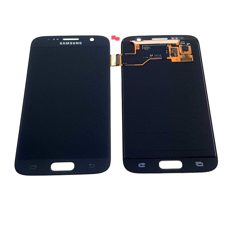 LCD SAMSUNG S7 G930F BLACK OI CHANGED GLASS-15333
