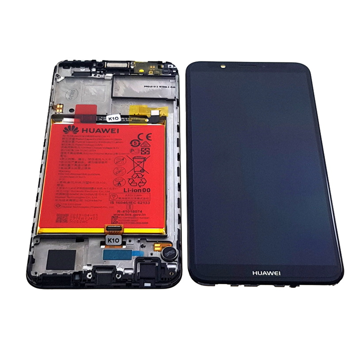 LCD HUAWEI Y7 2018 / PRIME 2018 BLACK SERVICE PACK-17553