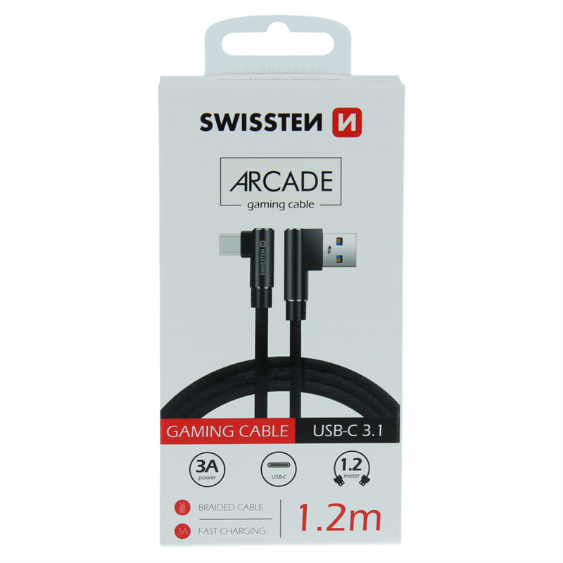 SWISSTEN KABEL USB MICRO ARCADE USB / USB-C 1.2 M -18645 SWISSTEN KABEL USB MICRO ARCADE USB / USB-C 1.2 M -18645
