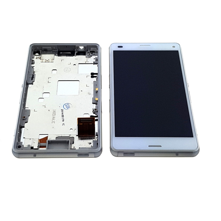 LCD SONY Z3 COMPACT D5803 WHITE FRAME-14131