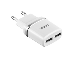 HOCO ŁADOWARKA SIEC 2.4A 2xUSB LIGHTNING IPHONE Bi-12287