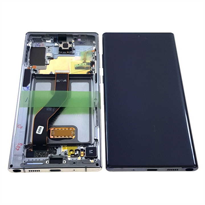 LCD SAMSUNG N975 NOTE 10+ BLACK SERVICE PACK-17453