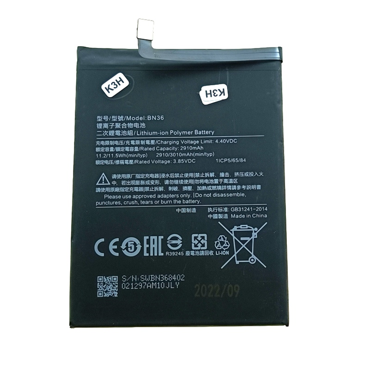 BATERIA XIAOMI MI A2/ MI 6X BN36 3010mAh-19398