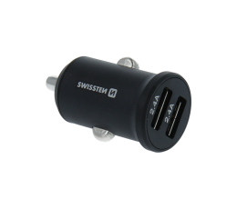SWISSTEN ŁAD SAM 2xUSB 4.8A METAL BLACK-15233