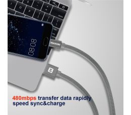 SWISSTEN KABEL USB USB-C TEXTILE 2M BLACK-15247