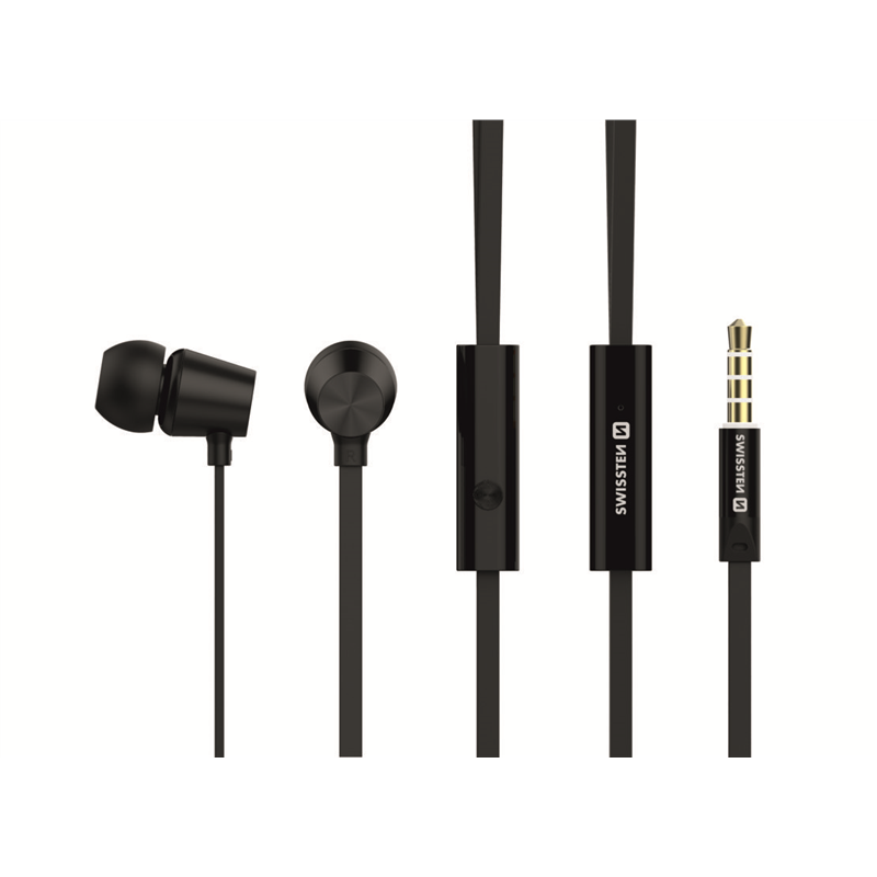 SWISSTEN SŁUCHAWKI DYNAMIC YS500 BLACK JACK-15254