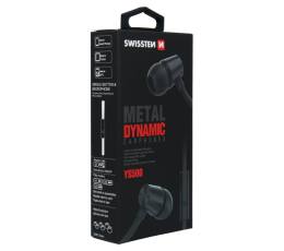 SWISSTEN SŁUCHAWKI DYNAMIC YS500 BLACK JACK-15254