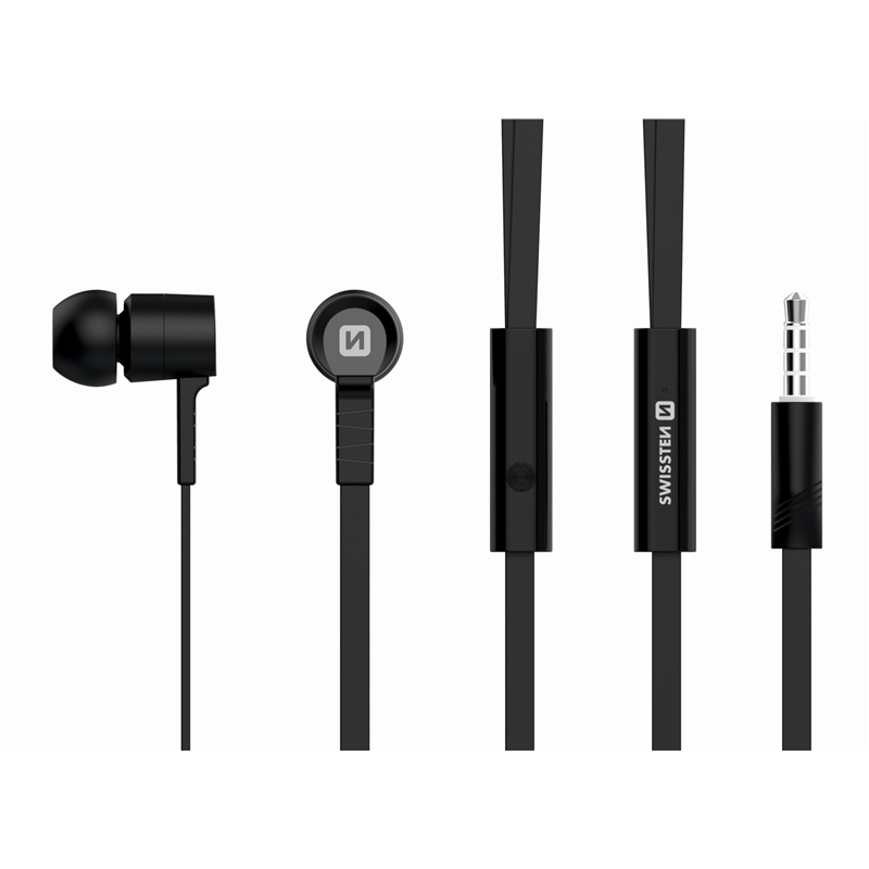 SWISSTEN SŁUCHAWKI DOUSZNE RAINBOW YS-D2 BLACK-15259
