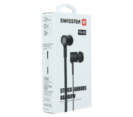 SWISSTEN SŁUCHAWKI DOUSZNE RAINBOW YS-D2 BLACK-15259