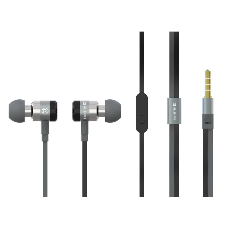 SWISSTEN SŁUCHAWKI DOUSZNE SUPERBASS YS900 BLACK-15265