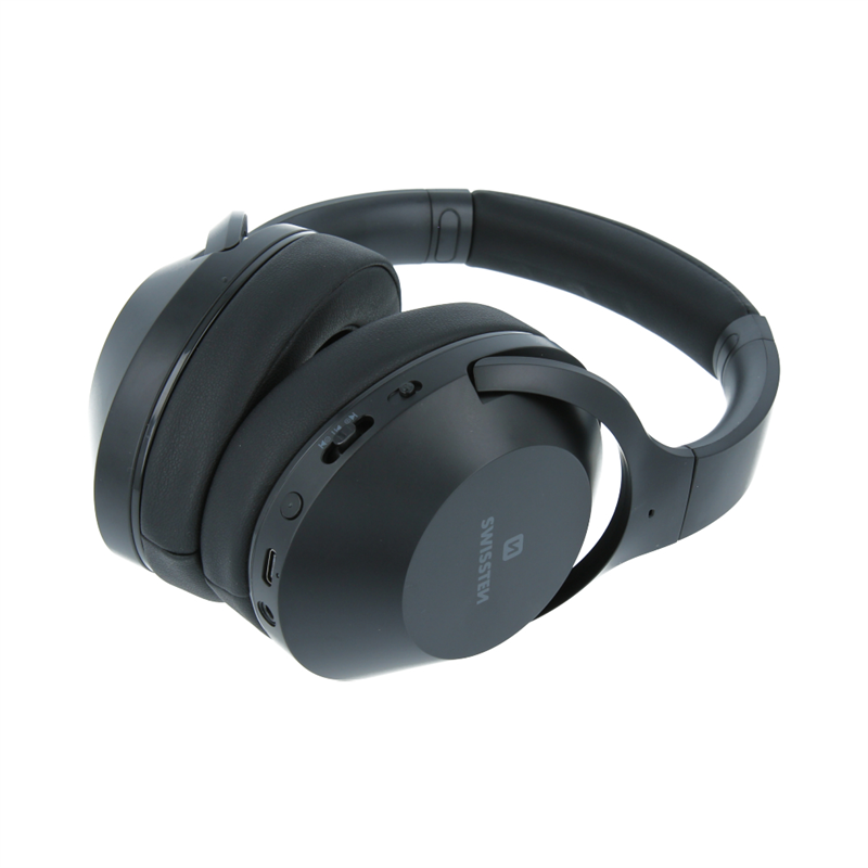 SWISSTEN SŁUCHAWKI NAUSZNE BT HURRICANE BLACK-15278