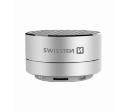 SWISSTEN GŁOŚNIK BLUETOOTH I-METAL SILVER 3W-15280