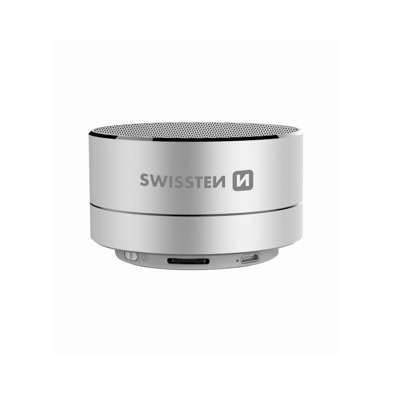 SWISSTEN GŁOŚNIK BLUETOOTH I-METAL SILVER 3W-15281