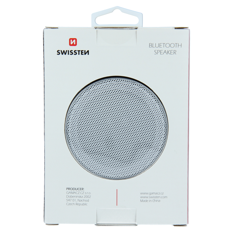SWISSTEN GŁOŚNIK BLUETOOTH I-METAL SILVER 3W-15283 SWISSTEN GŁOŚNIK BLUETOOTH I-METAL SILVER 3W-15283
