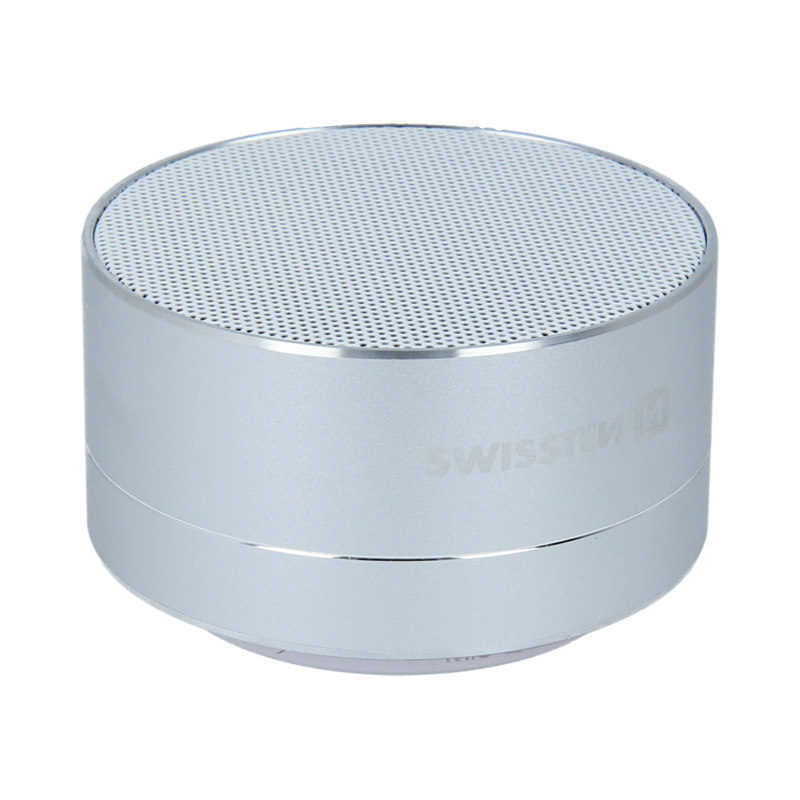 SWISSTEN GŁOŚNIK BLUETOOTH I-METAL SILVER 3W-15284 SWISSTEN GŁOŚNIK BLUETOOTH I-METAL SILVER 3W-15284