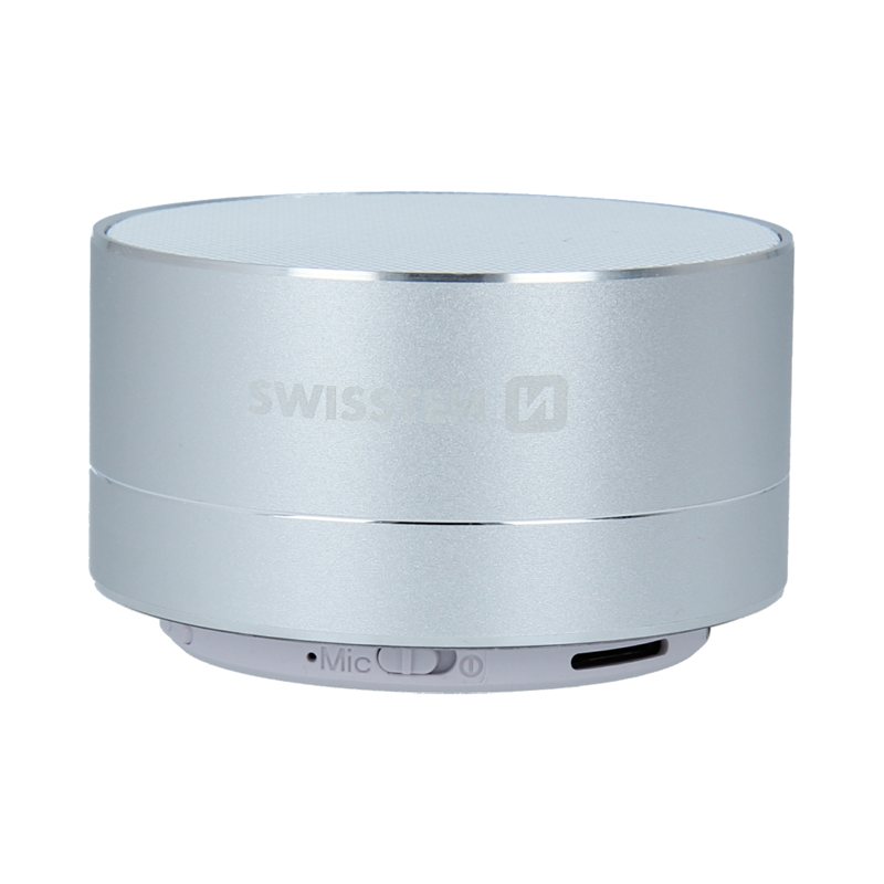 SWISSTEN GŁOŚNIK BLUETOOTH I-METAL SILVER 3W-15285