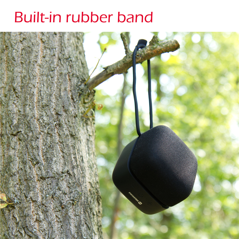 SWISSTEN GŁOŚNIK BLUETOOTH CUBE BLACK 10W -15289