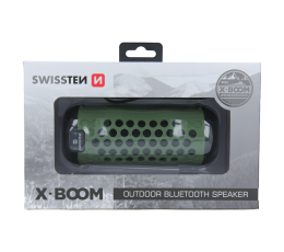 SWISSTEN GŁOŚNIK BLUETOOTH X-BOOM GREEN 2x5W IPX5-15297 SWISSTEN GŁOŚNIK BLUETOOTH X-BOOM GREEN 2x5W IPX5-15297