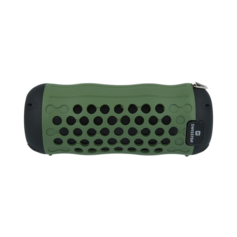 SWISSTEN GŁOŚNIK BLUETOOTH X-BOOM GREEN 2x5W IPX5-15296
