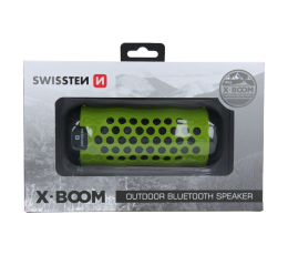 SWISSTEN GŁOŚNIK BLUETOOTH X-BOOM LIME 2x5W IPX5-15442