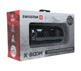 SWISSTEN GŁOŚNIK BLUETOOTH X-BOOM BLACK 2x5W IPX5-15450