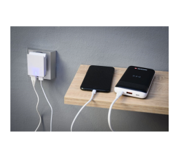 SWISSTEN ŁAD SIEC 2xUSB SMART IC 3A BLACK -15466