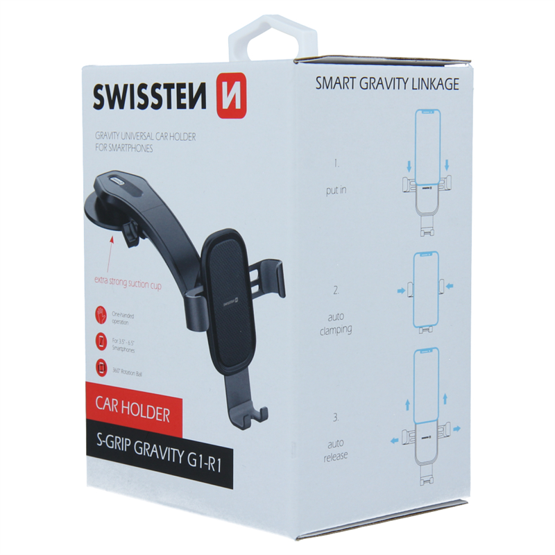 SWISSTEN UCHWYT SAMOCHODOWY GRAVITY G1-R1-15478