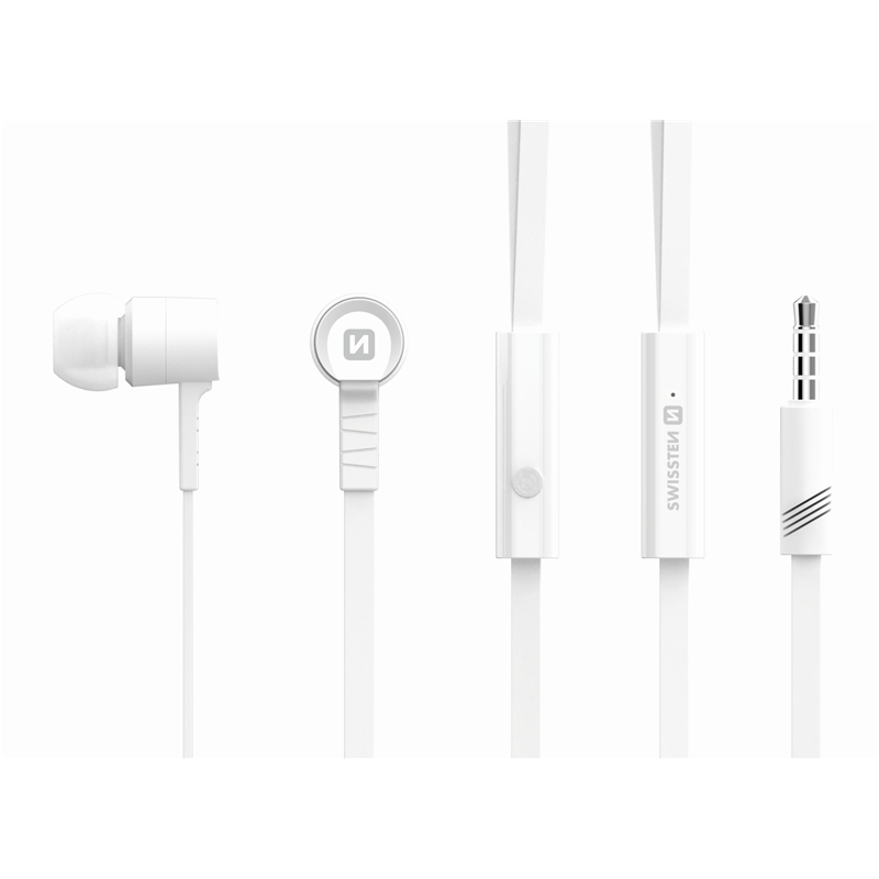 SWISSTEN SŁUCHAWKI DOUSZNE RAINBOW YS-D2 WHITE-15523