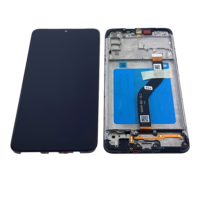 LCD SAMSUNG A20S A207 BLACK SERVICE PACK-15745