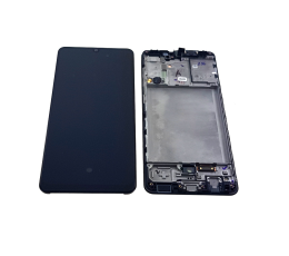 LCD SAMUSNG A315 A31 BLACK SERVICE PACK-16271