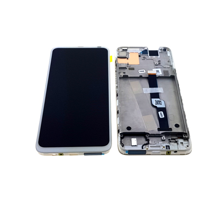 LCD MOTO ONE FUSION PLUS FRAME WHITE SERVICE PACK-16260