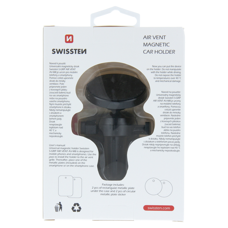 SWISSTEN UCHWYT MAGNETYCZNY S-GRIP AIR VENT AV-M8-16761