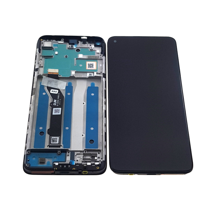 LCD MOTO G9 PLUS FRAME BLACK SERVICE PACK-17416