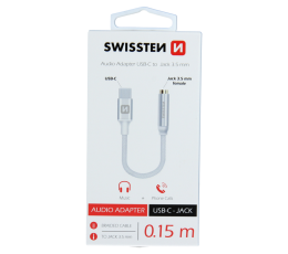 SWISSTEN AUDIO ADAPTER USB-C / JACK -17776