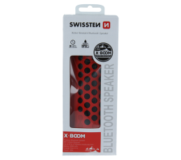 SWISSTEN GŁOŚNIK BLUETOOTH X-BOOM RED 2x5W IPX5-17778 SWISSTEN GŁOŚNIK BLUETOOTH X-BOOM RED 2x5W IPX5-17778