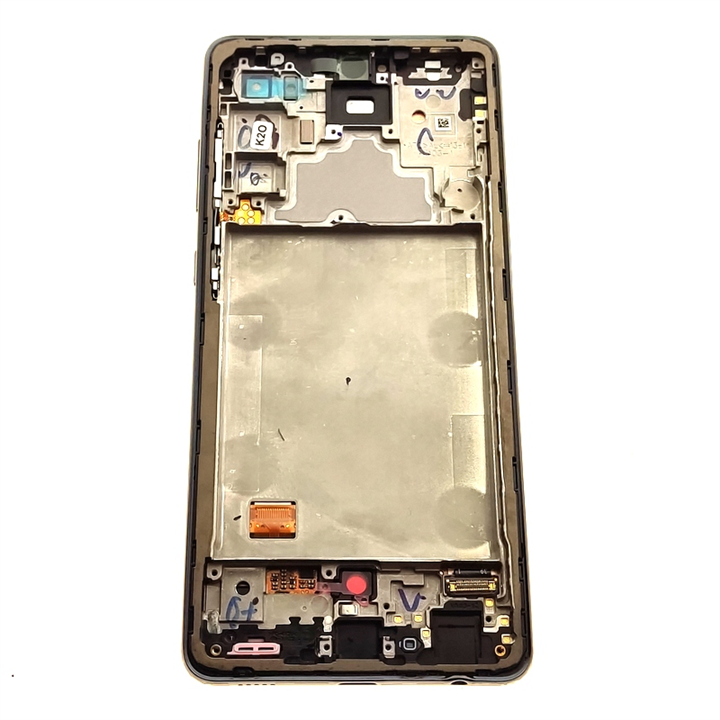 LCD SAMSUNG A725 A72 BLACK SERVICE PACK-18574