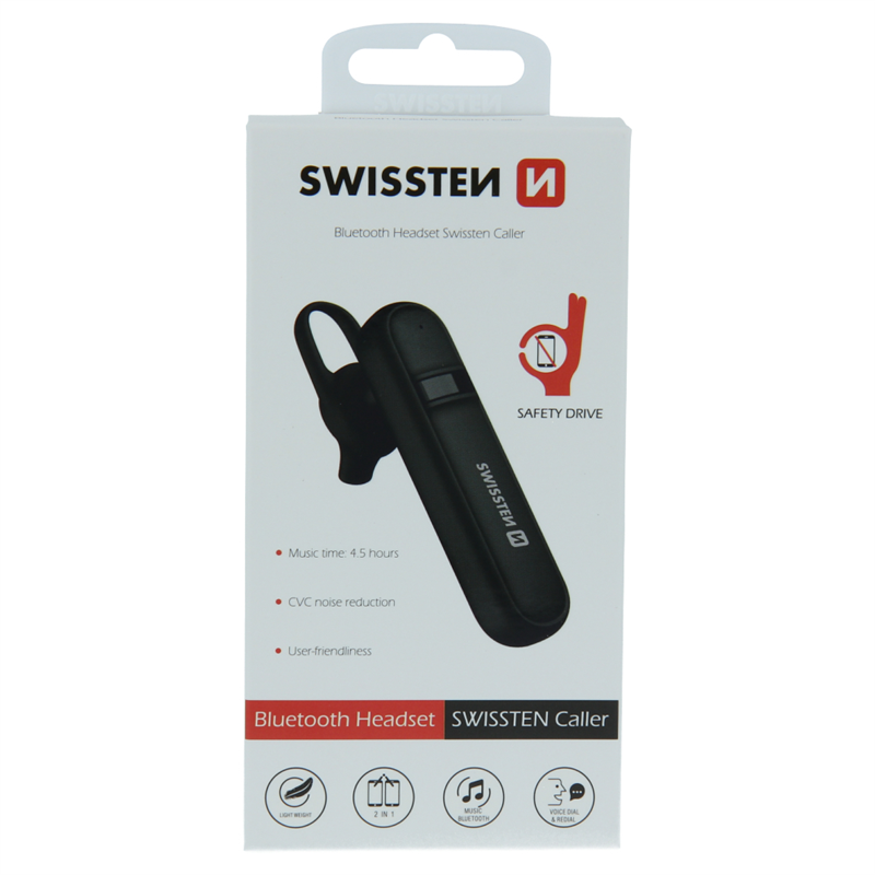 SWISSTEN HF BLUETOOTH CALLER BLACK-18158
