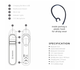 SWISSTEN HF BLUETOOTH CALLER BLACK-18158