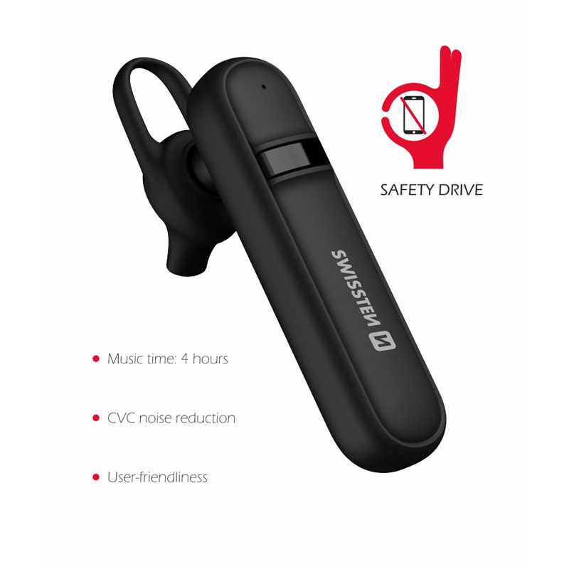 SWISSTEN HF BLUETOOTH CALLER BLACK-18157