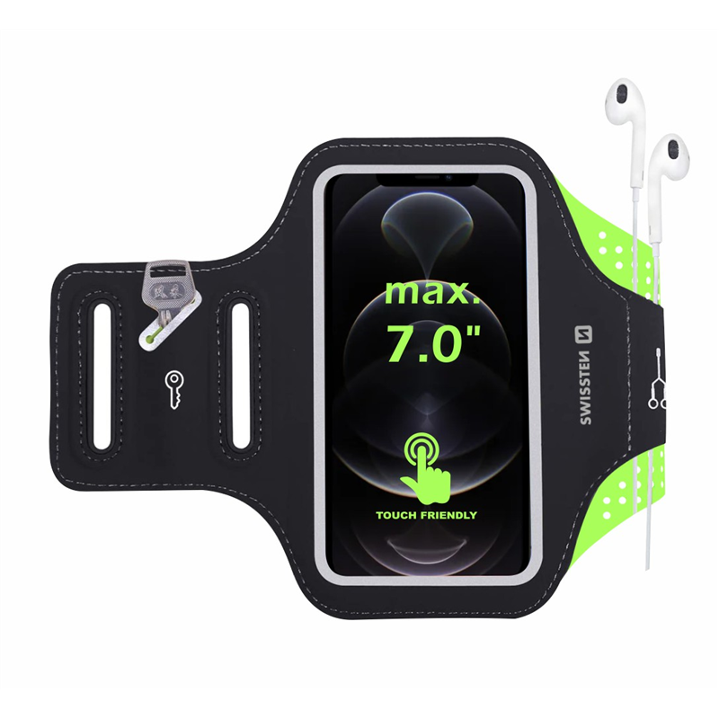SWISSTEN ARMBAND CASE SIZE 7'' BLACK-18165 SWISSTEN ARMBAND CASE SIZE 7'' BLACK-18165