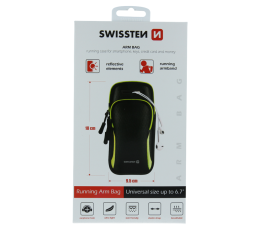 SWISSTEN ARMBAG CASE BLACK-18182