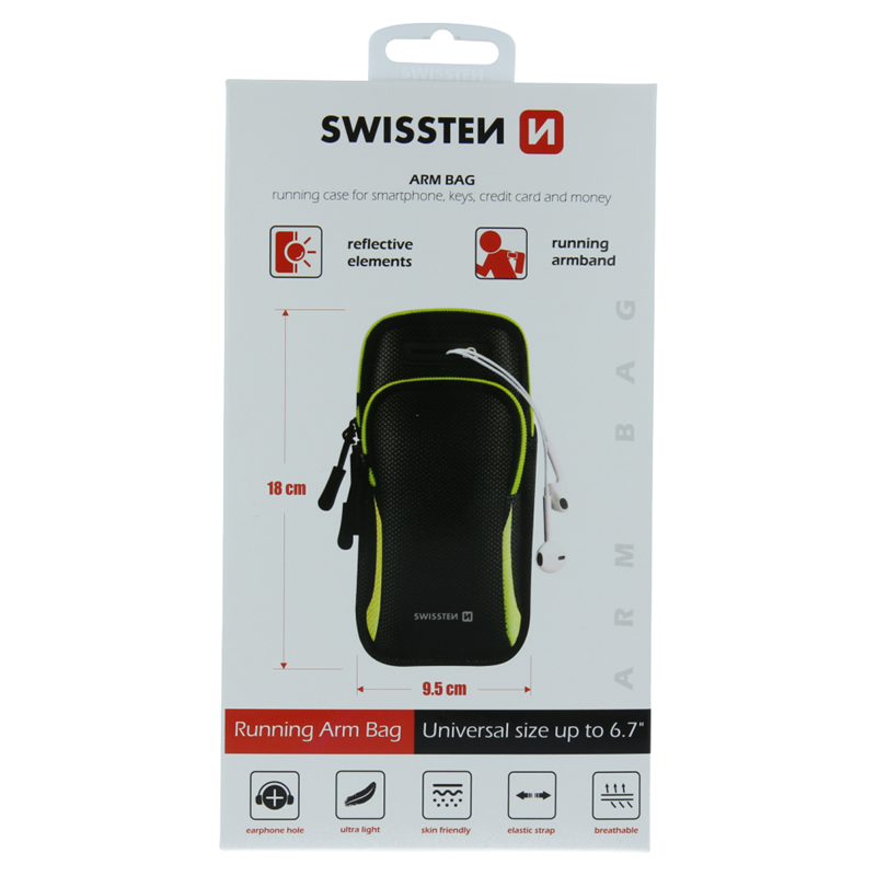 SWISSTEN ARMBAG CASE BLACK-18182 SWISSTEN ARMBAG CASE BLACK-18182