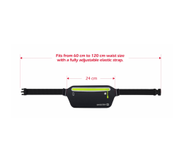 SWISSTEN WAIST BAG BLACK-18187 SWISSTEN WAIST BAG BLACK-18187