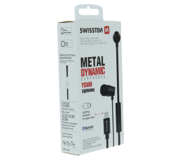 SWISSTEN SŁUCHAWKI DYNAMIC YS500 BLACK LIGHTNING-18528