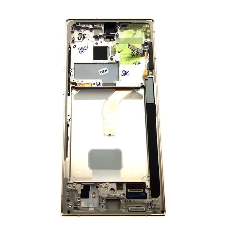 LCD SAMSUNG S22 ULTRA S908 WHITE SERVICE PACK-18914