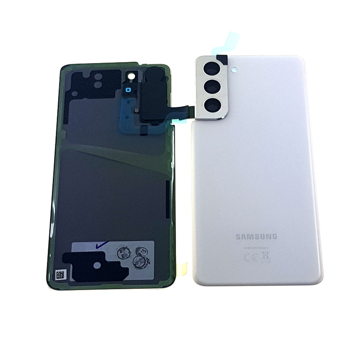 KLAPKA BATERII SAMSUNG G991 S21 WHITE SERVICE PACK-17875