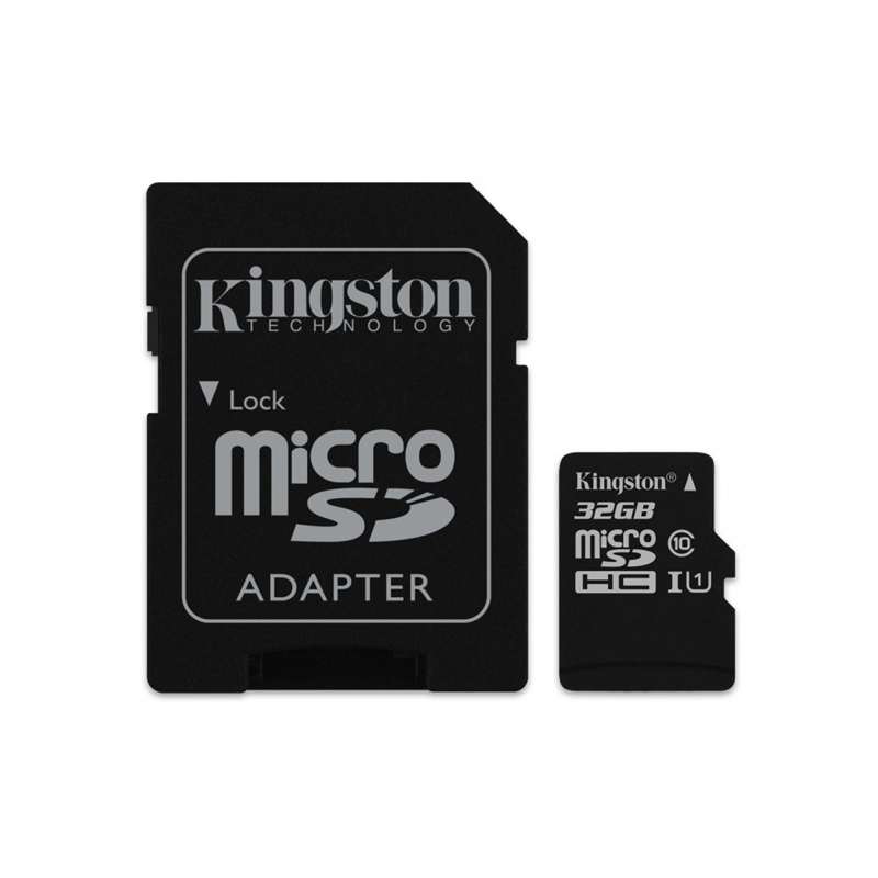 KARTA PAMIĘCI KINGSTON MICROSD 32GB CL10 ADAPTER-12310