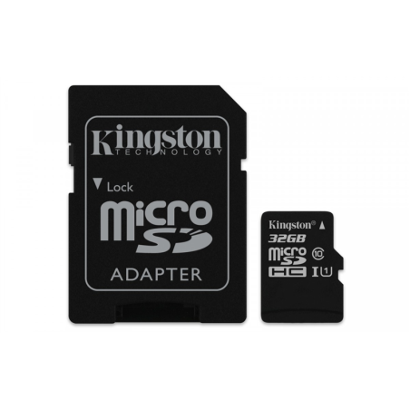 KARTA PAMIĘCI KINGSTON MICROSD 32GB CL10 ADAPTER-12310