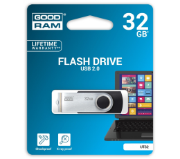 PENDRIVE GOODRAM TWISTER 32GB RED-18197
