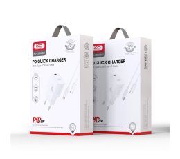 XO ŁAD SIEC USB-C 45W + KABEL USB-C WHITE-21385